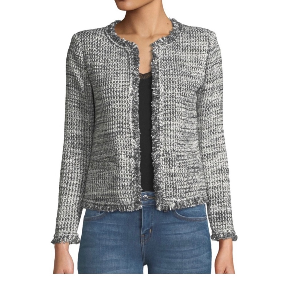 NWOT IRO Unplug tweed metallic blazer.